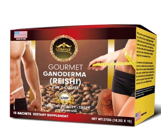 4x Cafe Con Ganoderma Reishi 4 En 1 Eternal Spirit Beauty 15 Sobres USA SELLER