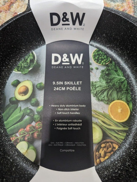 Skillet Frying Pan Nonstick 8, 9.5 and 11 Inch Deane & White Heavy Duty