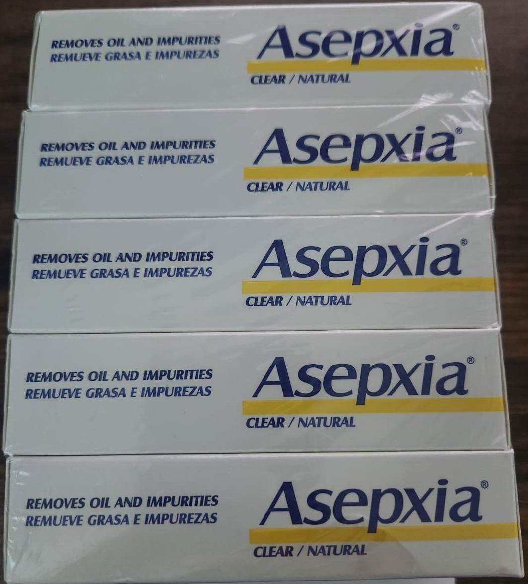 ASEPXIA Clear Natural Cleansing Bar Soap. Lot Of 5