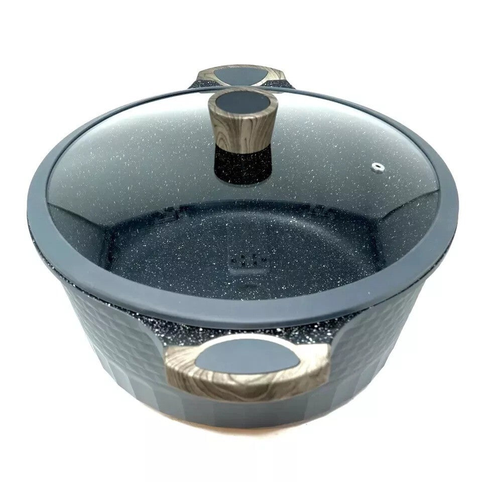Big Size Pot/Casserole 12.5" Inch,10 Qt + Lid Party/Restaurant Size D&W Cookware