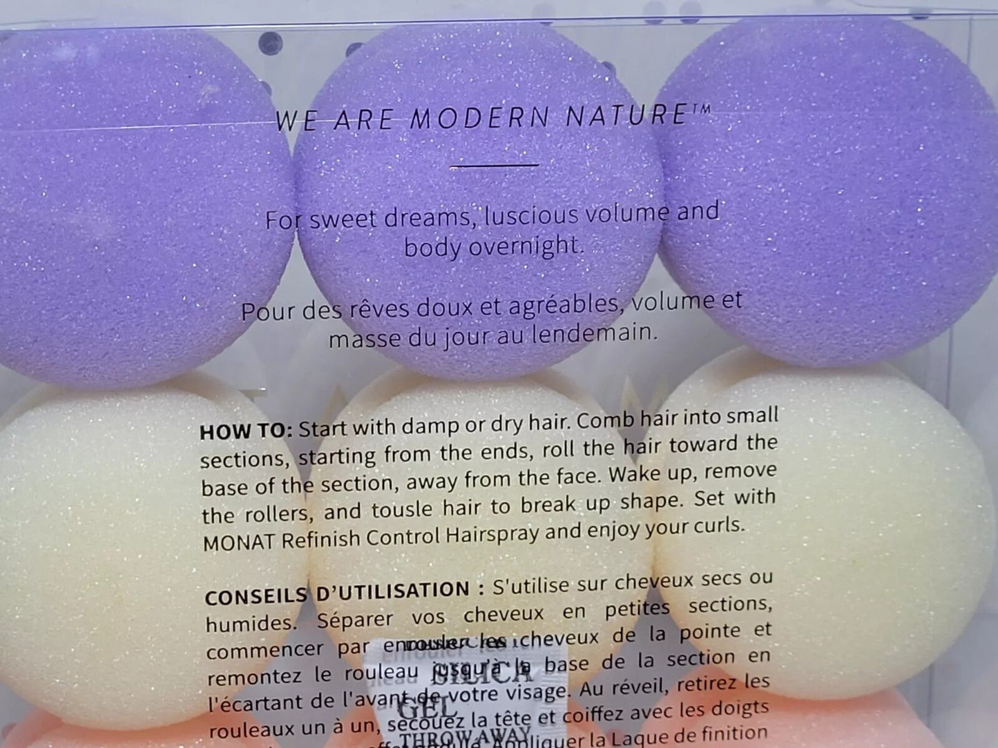 MONAT Dream Bigger Set of 9 Soft Foam Macaron Sleep Rollers NEW SEALED