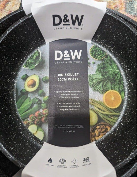 Skillet Frying Pan Nonstick 8, 9.5 and 11 Inch Deane & White Heavy Duty