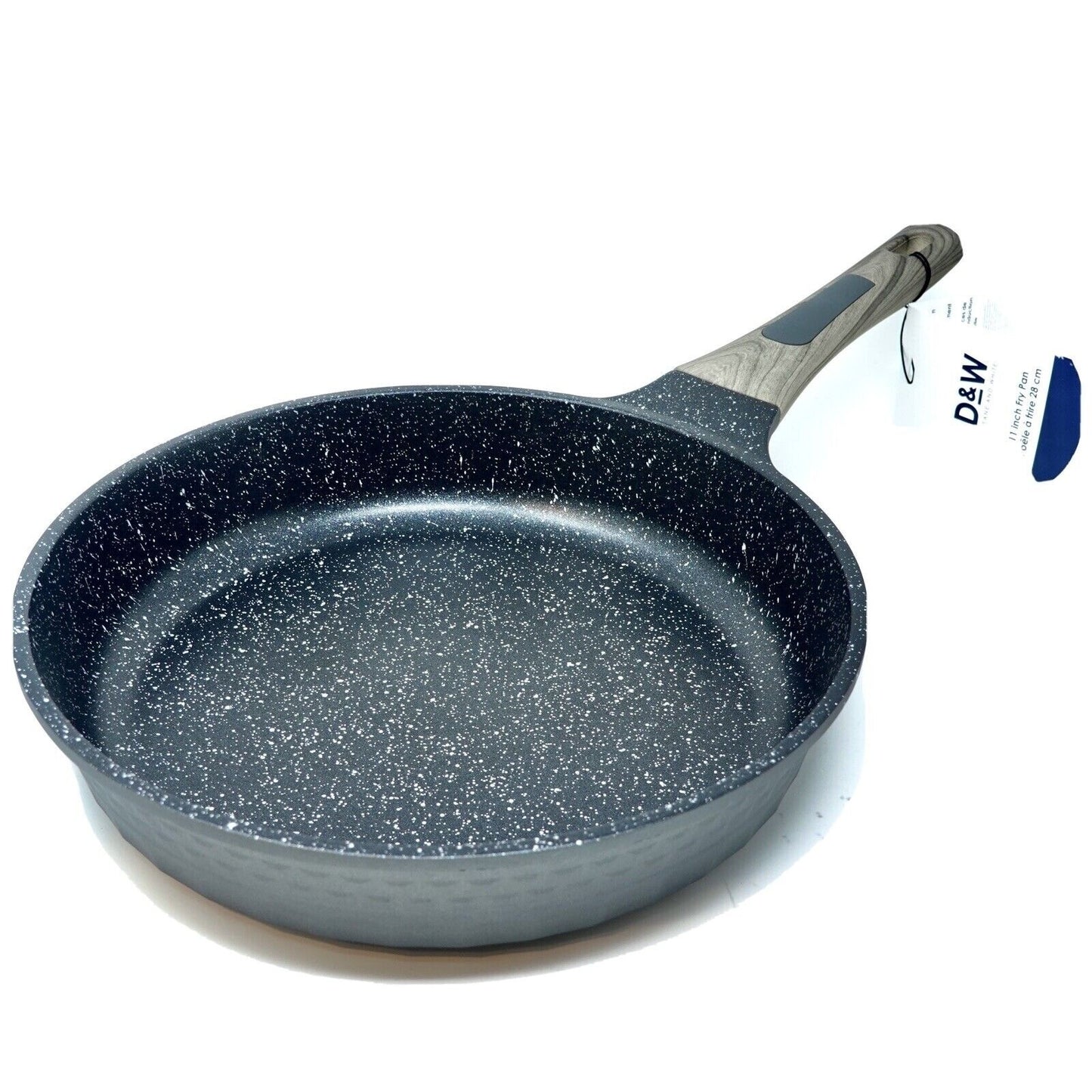 Premium Frying Pan D&W Skillet Nonstick Heavy Duty Kitchen Cookware 9.5 in Black