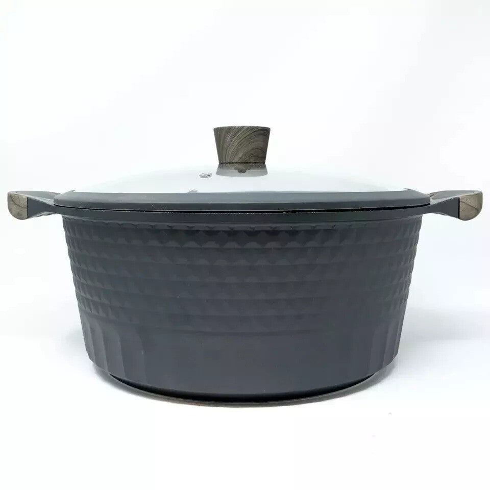 Big Size Pot/Casserole 12.5" Inch,10 Qt + Lid Party/Restaurant Size D&W Cookware