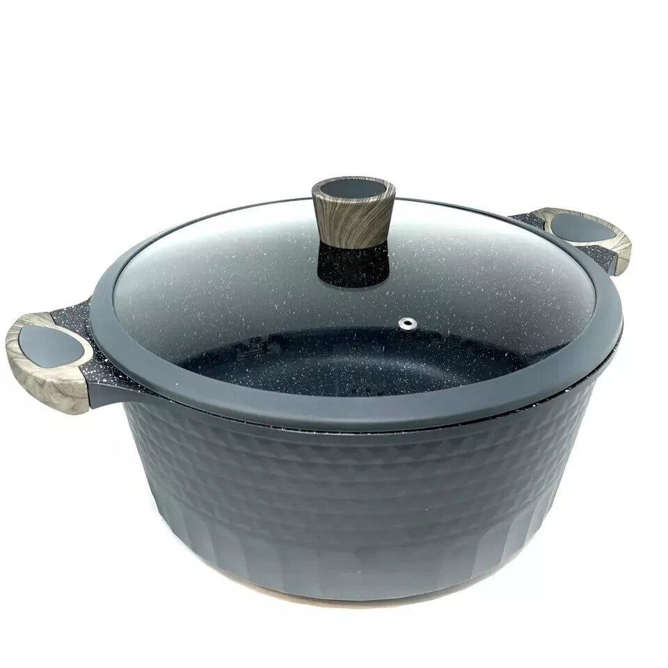Big Size Pot/Casserole 12.5" Inch,10 Qt + Lid Party/Restaurant Size D&W Cookware