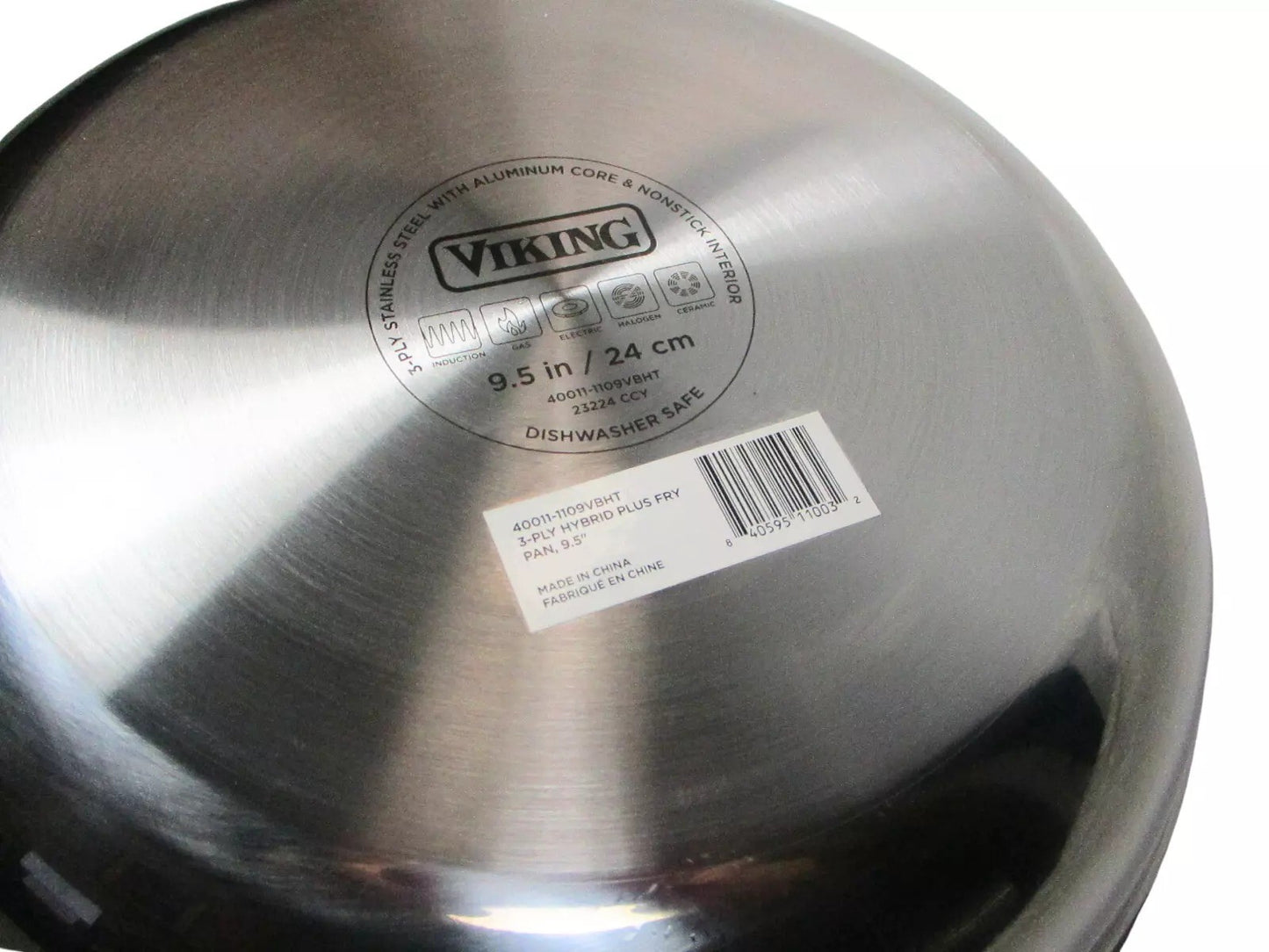 Viking  Hybrid Plus Nonstick 3-Ply Fry Pan, 2-Piece Set, 9.5” & 11” Inches