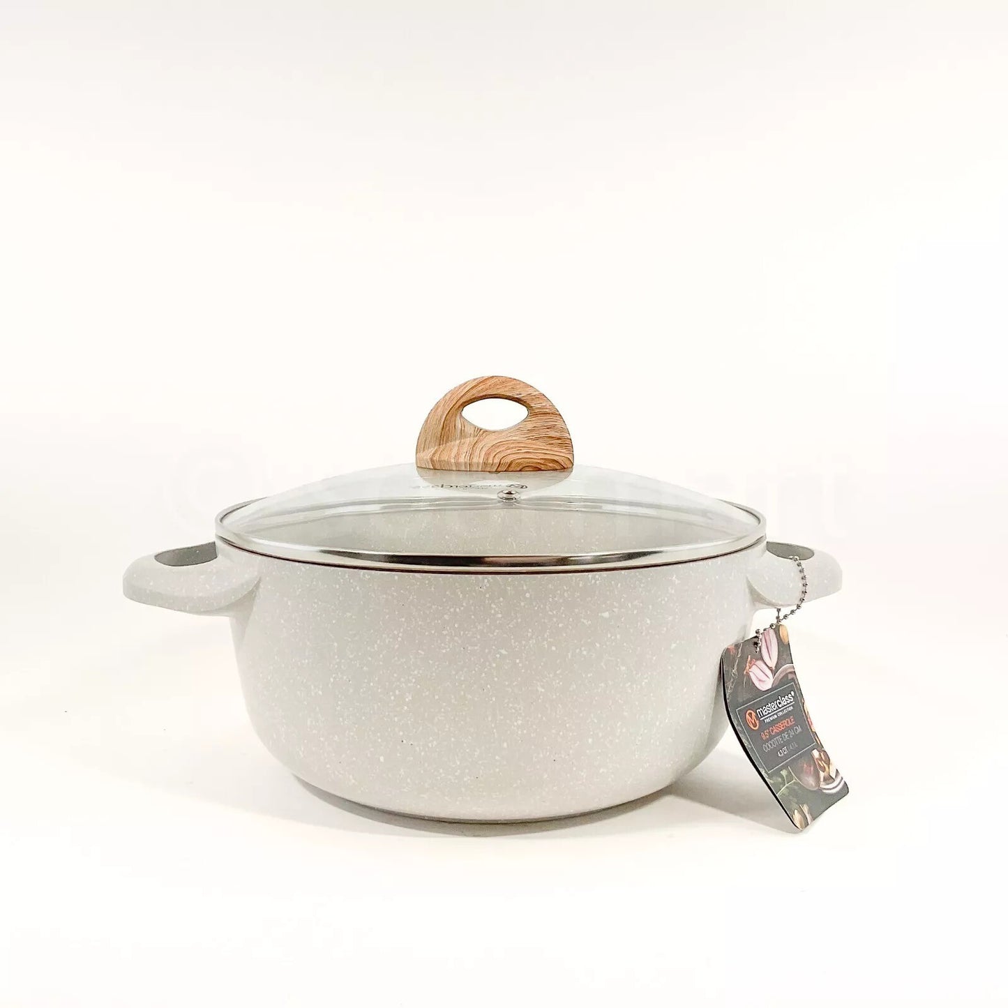 Masterclass Premium Cookware Collection 9.5" Casserole Pan Pot 4.3 qt Gray