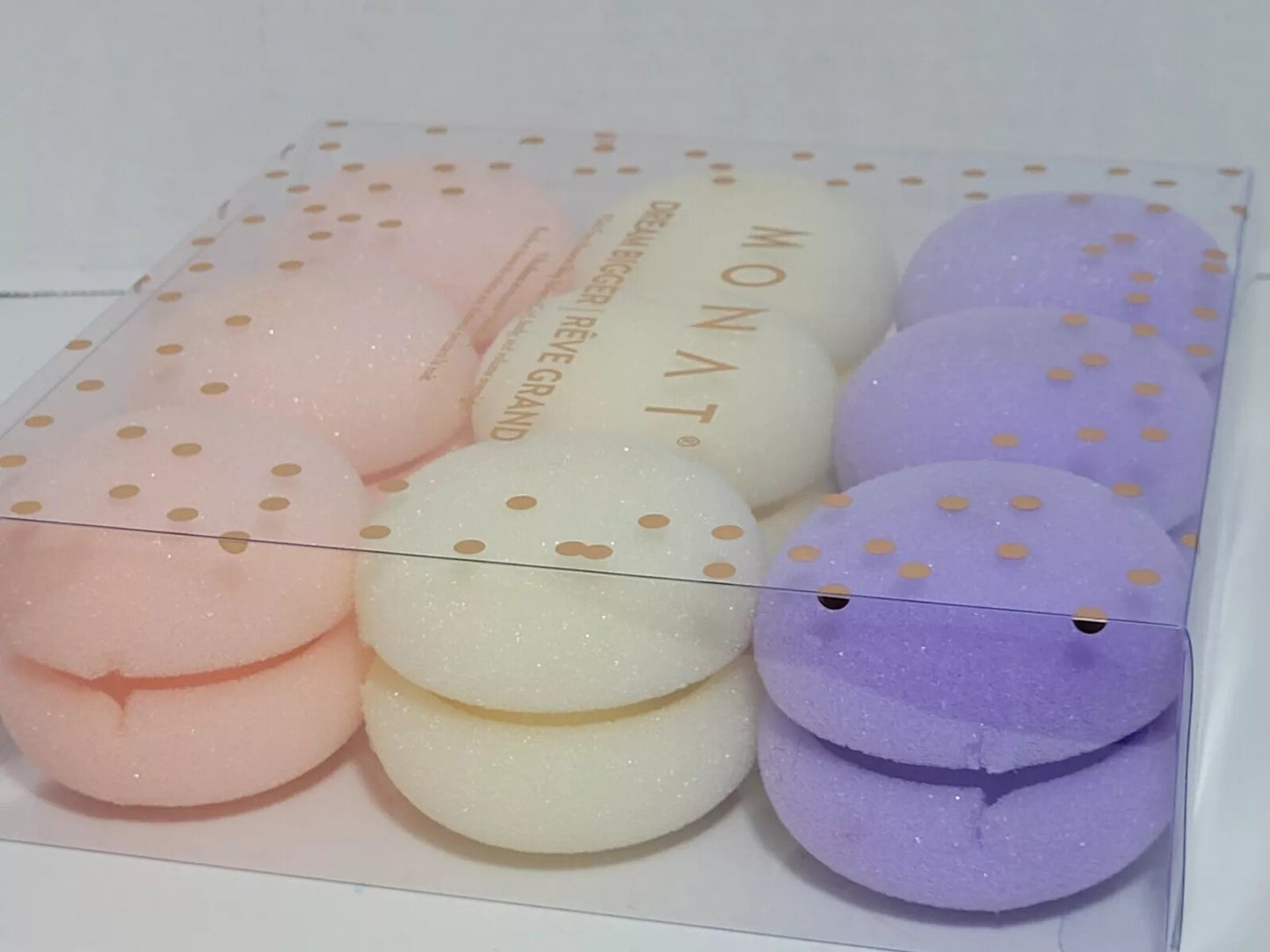 MONAT Dream Bigger Set of 9 Soft Foam Macaron Sleep Rollers NEW SEALED