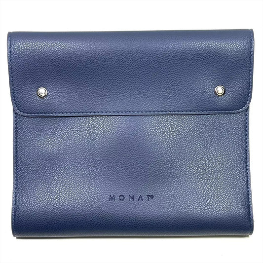 Monat Leather Padfolio Portfolio Organizer Snap Closure
