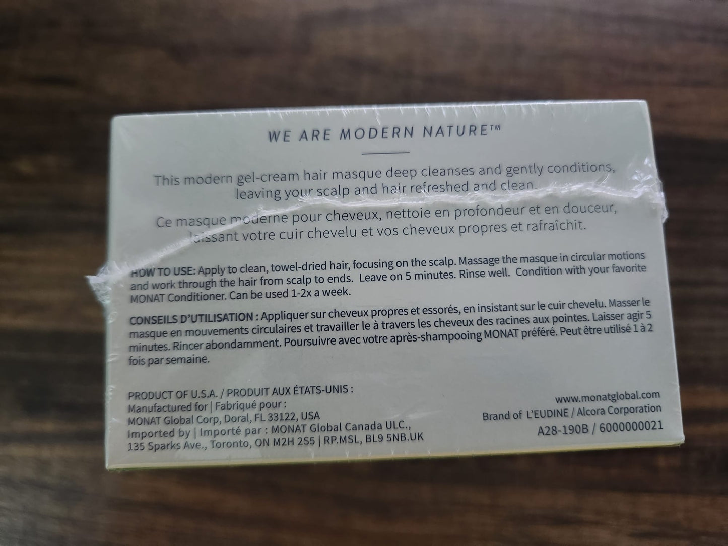 Monat Charcoal Gelee Hair Masque